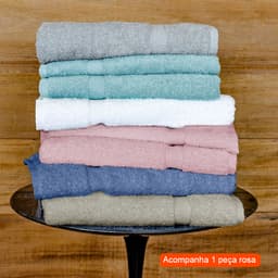 Toalha de Rosto Triunfo Rosa