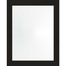 Espelho 38x48 Moldura 4cm Reta Preta