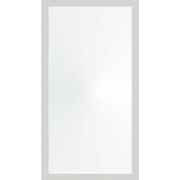 Espelho 58x108 Moldura 4cm Reta Branca
