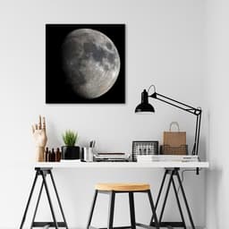 Quadro Lua 86x86 Sem Moldura