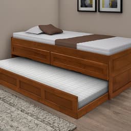 Bicama com Gaveta Nottingham Castanho