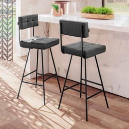 Conjunto Banquetas Ponta Grossa Preto