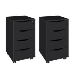 Conjunto de Gaveteiros Mansfield Preto
