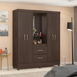 Guarda Roupa 2 Gavetas Turim Cafe Touch