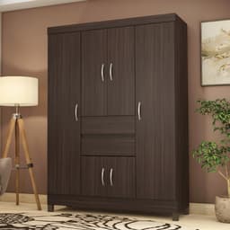 Guarda Roupa 6 Portas New York Cafe Touch