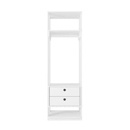 Guarda Roupas Francia Branco com Gaveta