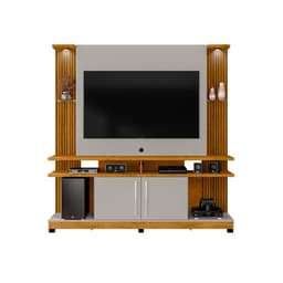 Home para TV Genappe Led Nature/Off/Ripado