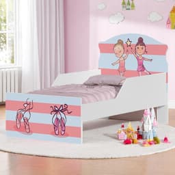 Mini Cama Bailarinas Meninas Com Colchão