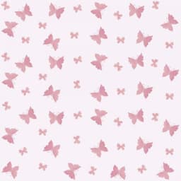 Papel de Parede Infantil Borboletas Rosas
