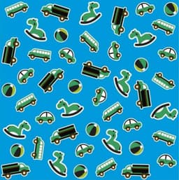 Papel de Parede Infantil Brinquedos Menino