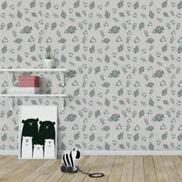 Papel de Parede Infantil Robô Ursinho Baby