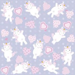 Papel de Parede Infantil Unicórnio Baby