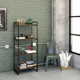 Estante Kuadra II Marrom Escuro 60 cm
