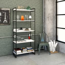 Estante Kuadra III Branca 80 cm