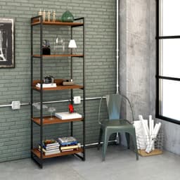Estante Kuadra III Nogal 60 cm