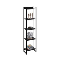 Estante Studio Ônix e Preta 187 cm