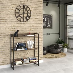 Estante Studio I Marrom Escuro 80 cm