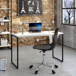 Mesa de Escritório Studio Branca 120 cm