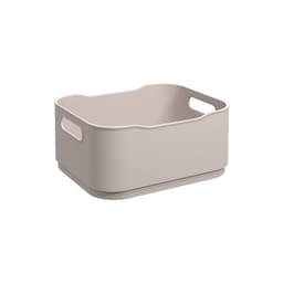 Cesta Fit Pequena Cinza Claro