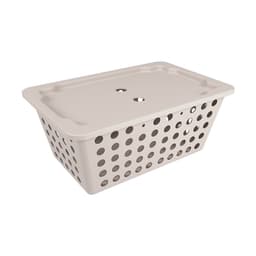 Cesta One Grande com Tampa Cinza Claro