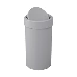 Lixeira com Tampa Basculante 9L Cinza
