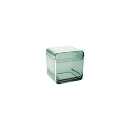 Porta-Algodão e Cotonetes Cube Verde Soft