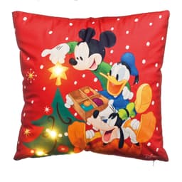 Almofada de Natal com LED Disney Vermelha