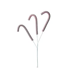 Enfeite Natalino Candy Cane Branco