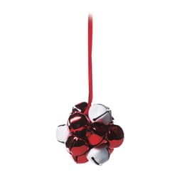 Enfeite de Natal Bola de Guizos Vermelho