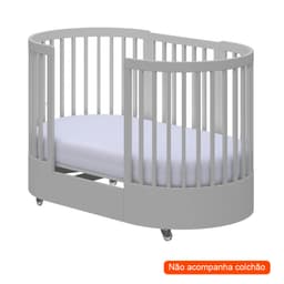 Berço Multifuncional Wave Cinza