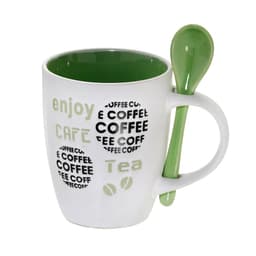 Caneca Enjoy Café Branca e Verde