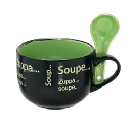 Caneca Soupe Preta e Verde