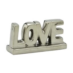 Escrita Decorativa Love II Prata