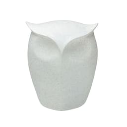 Escultura Decorativa Coruja Off White