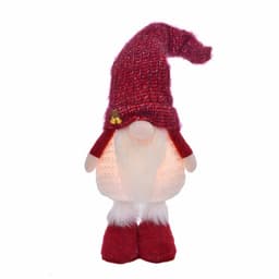 Gnomo Natalino VI Vermelho e Branco