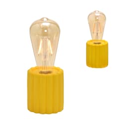 Luminária De Mesa com Led Amarela