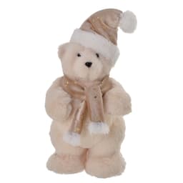 Urso Natalino Decorativo I Bege