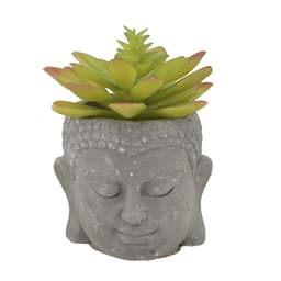 Vaso Decorativo Buda III Cinza