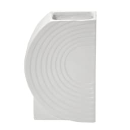 Vaso Decorativo Linhas Branco