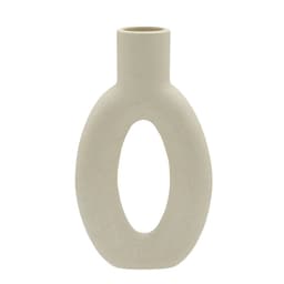 Vaso Decorativo Ring 10x20 cm Branco