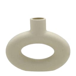 Vaso Decorativo Ring 12x14 cm Branco