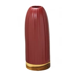 Vaso Decorativo Wood I Coral