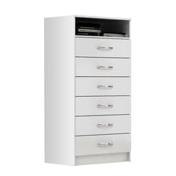 Cômoda Atlas 6 Gavetas Branca