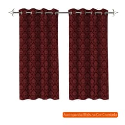 Cortina Mystic ll (170x300) Vermelha