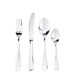 Faqueiro com 24 Peças Liso Cinza