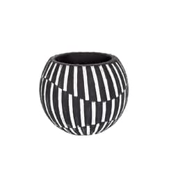 Cachepot Grillo Preto e Branco 12 cm