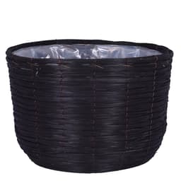 Cachepot Natural G Preto