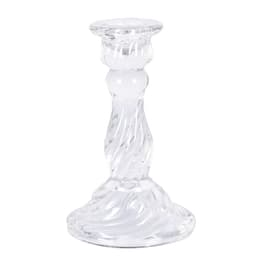 Castiçal em Vidro Grillo Transparente