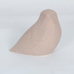 Escultura Decorariva Pássaro Areia 15cm