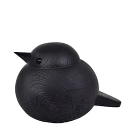 Escultura Decorativa Pássaro G Preta
